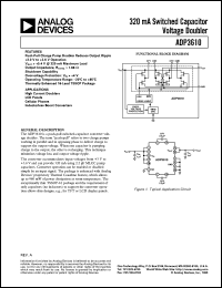 ADP3610 datasheet: 320 mA Switched Capacitor Voltage Doubler ADP3610