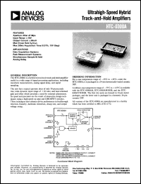 HTC-0300AG datasheet: Ultrahigh-Speed Hybrid Track-and-Hold Amplifiers HTC-0300AG