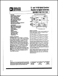 SDC1741 datasheet: 12- and 14-Bit Hybrid Synchro/Resolver-to-Digital Converters SDC1741