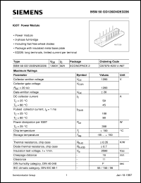 BSM50GD120DN2E3226 datasheet: 1200V/50A IGBT power module BSM50GD120DN2E3226