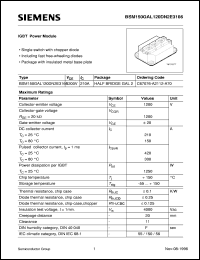 BSM150GAL120DN2E3166 datasheet: 1200V/210A IGBT power module BSM150GAL120DN2E3166