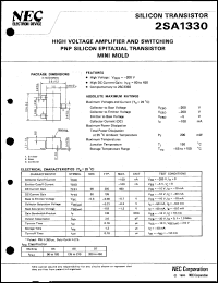 2SA1330-L datasheet: Silicon transistor 2SA1330-L