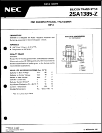 2SA1385-Z datasheet: Silicon transistor 2SA1385-Z