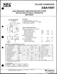 2SA1461-L datasheet: Silicon transistor 2SA1461-L