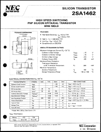 2SA1462-T2B datasheet: Silicon transistor 2SA1462-T2B