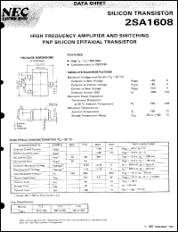 2SA1608-T1 datasheet: Silicon transistor 2SA1608-T1