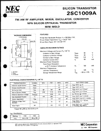 2SC1009A-T1B datasheet: Silicon transistor 2SC1009A-T1B