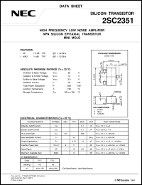 2SC3351-L datasheet: For amplify low noise and high frequency. 2SC3351-L