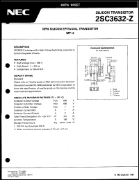 2SC3632 datasheet: Silicon transistor 2SC3632