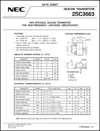 2SC3663-L datasheet: For amplify high frequency and low noise. 2SC3663-L