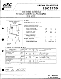 2SC3735-T2B datasheet: Silicon transistor 2SC3735-T2B