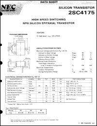 2SC4175-T2 datasheet: Silicon transistor 2SC4175-T2