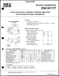 2SC4177-T2 datasheet: Silicon transistor 2SC4177-T2