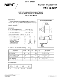 2SC4182 datasheet: Silicon transistor 2SC4182