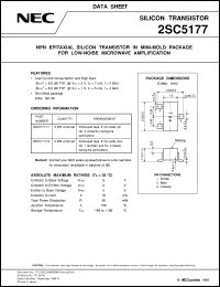 2SC5177 datasheet: High fT, high gain transistor 2SC5177