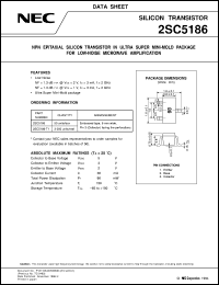 2SC5186-T1 datasheet: High fT, high gain transistor 2SC5186-T1
