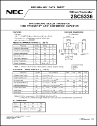 2SC5336 datasheet: High-gain transistor 2SC5336