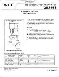 2SJ198 datasheet: P-channel MOS FET 2SJ198