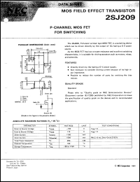 2SJ209-L datasheet: P-channel MOS FET 2SJ209-L