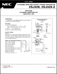 2SJ328-Z-E1 datasheet: P-channel enhancement type 2SJ328-Z-E1