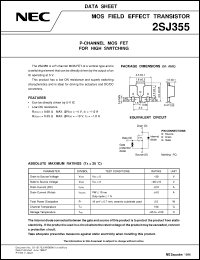 2SJ355-T1 datasheet: P-channel MOS FET (-30V, +-2A) 2SJ355-T1