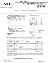 2SJ357-T1 datasheet: P-channel MOS FET(-30V, +-3A) 2SJ357-T1