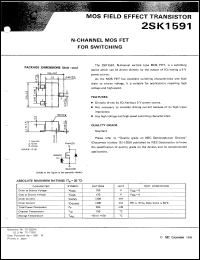 2SK1591-T2B datasheet: N-channel MOS FET 2SK1591-T2B