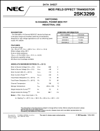 2SK3299-ZJ datasheet: N-ch Power MOS FET 2SK3299-ZJ