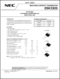 2SK3325-S datasheet: Power MOS FET 2SK3325-S