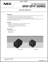 EP1F-B3L1 datasheet: DC Motor Control(Lock current 25A max.) EP1F-B3L1