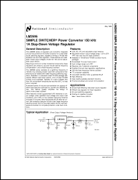 LM2595S-ADJ datasheet: SIMPLE SWITCHER Power Converter 150 KHz 1A Step-Down Voltage Regulator LM2595S-ADJ