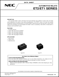 ET1-B3M1 datasheet: Motor and Heater control for automobile ET1-B3M1