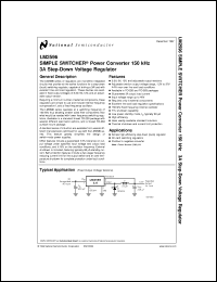 LM2596S-5.0 datasheet: SIMPLE SWITCHER Power Converter 150 KHz 3A Step-Down Voltage Regulator LM2596S-5.0