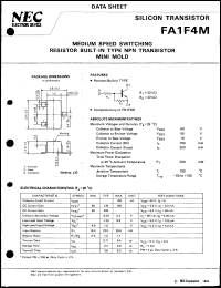 FA1F4M-T2B datasheet: Compound transistor FA1F4M-T2B