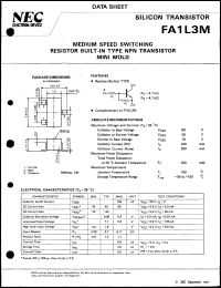 FA1L3M-T2B datasheet: Compound transistor FA1L3M-T2B