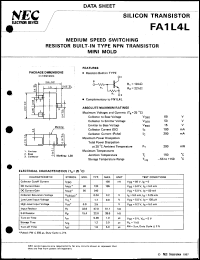 FA1L4L-L datasheet: Compound transistor FA1L4L-L