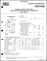 FN1F4Z-T2B datasheet: Compound transistor FN1F4Z-T2B