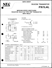 FN1L4L-L datasheet: Compound transistor FN1L4L-L