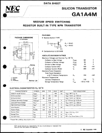 GA1A4M-T2 datasheet: Hybrid transistor GA1A4M-T2