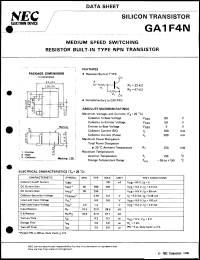 GA1F4N-T2 datasheet: Hybrid transistor GA1F4N-T2