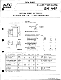 GN1A4P datasheet: Hybrid transistor GN1A4P