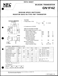 GN1F4Z-T2 datasheet: Hybrid transistor GN1F4Z-T2
