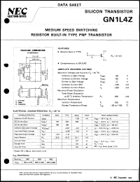 GN1L4Z datasheet: Hybrid transistor GN1L4Z