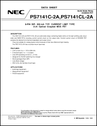 PS7141-1A datasheet: DIP 400V Optical MOSFET PS7141-1A