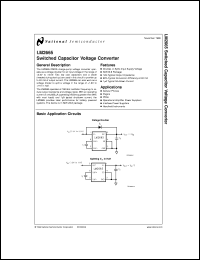 LM2665M6 datasheet: Switched Capacitor Voltage Converter LM2665M6