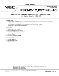 PS7142L-1B datasheet: DIP 100V high output Optical MOSFET PS7142L-1B