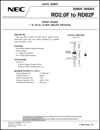 RD10F-T6 datasheet: 1W Zener diode RD10F-T6