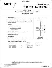 RD12JS datasheet: Zener diode RD12JS