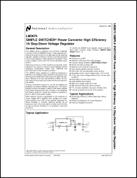 LM2675M-5.0 datasheet: SIMPLE SWITCHER Power Converter High Efficiency 1A Step-Down Voltage Regulator LM2675M-5.0