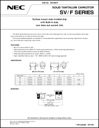 SVFD21A167M datasheet: Resign molded chip fuse built-in SVFD21A167M